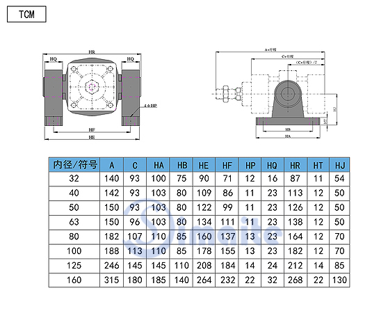 標(biāo)準(zhǔn)氣缸安裝尺寸圖 標(biāo)準(zhǔn)氣缸安裝尺寸圖