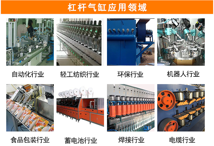 杠桿氣缸應用領域