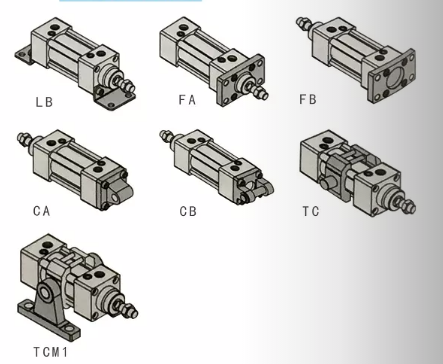 氣缸安裝附件羅列 氣缸安裝附件羅列
